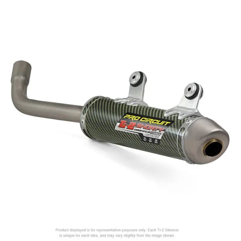 Pro Circuit Ti-2 Shorty Carbon Kevlar/Titanium Silencer For KTM SX 250 2023-2024
